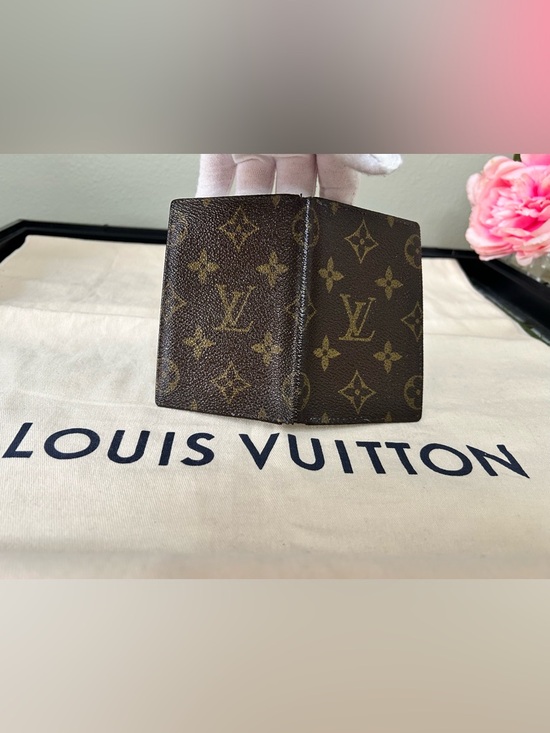 Louis Vuitton Other - Louis Vuitton Brown and Gold ID or Card Holder Insert